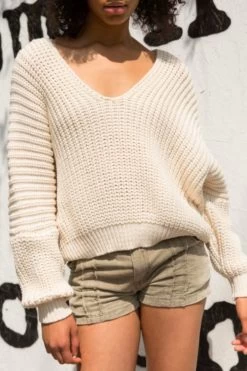 Drop Shoulder Sweater
