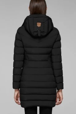 Mackage Farren Lightweight Down Coat -Women Clothing Store Back Black