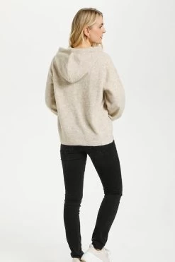 Cream Merle Knitted Hoodie -Women Clothing Store Blank1050x1575 3 f3f7ece9 7f51 44af 936f df5609439c0d