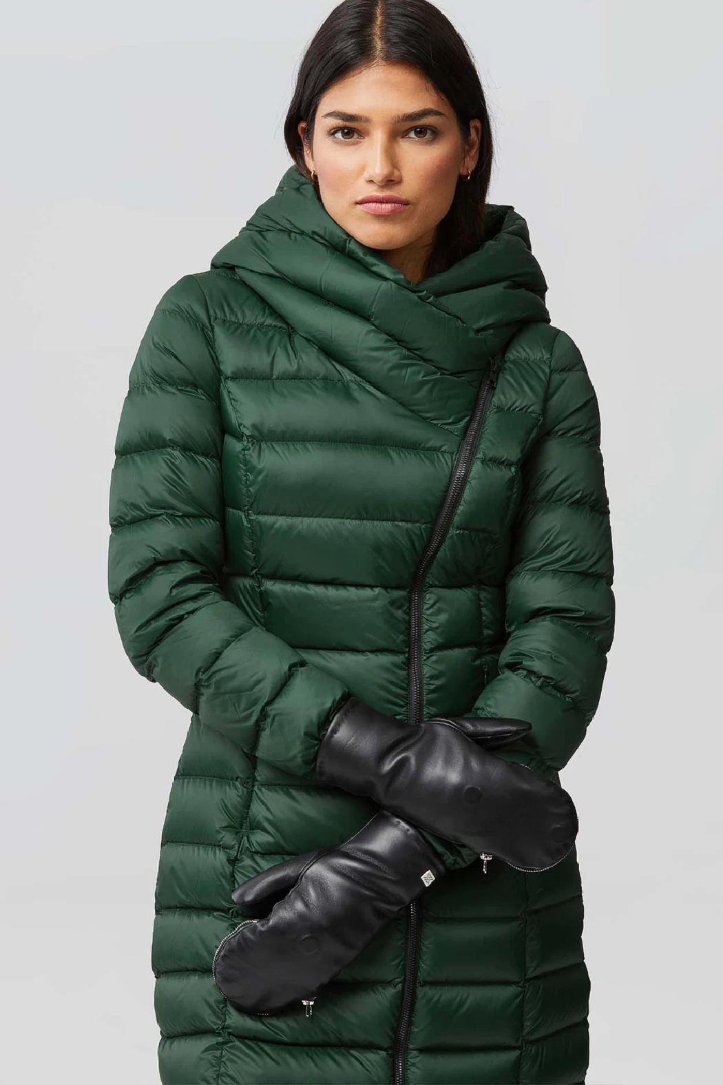 Betrice Faux Fur Leather Mitts 2 Betrice Faux Fur Leather Mitts - Image 2