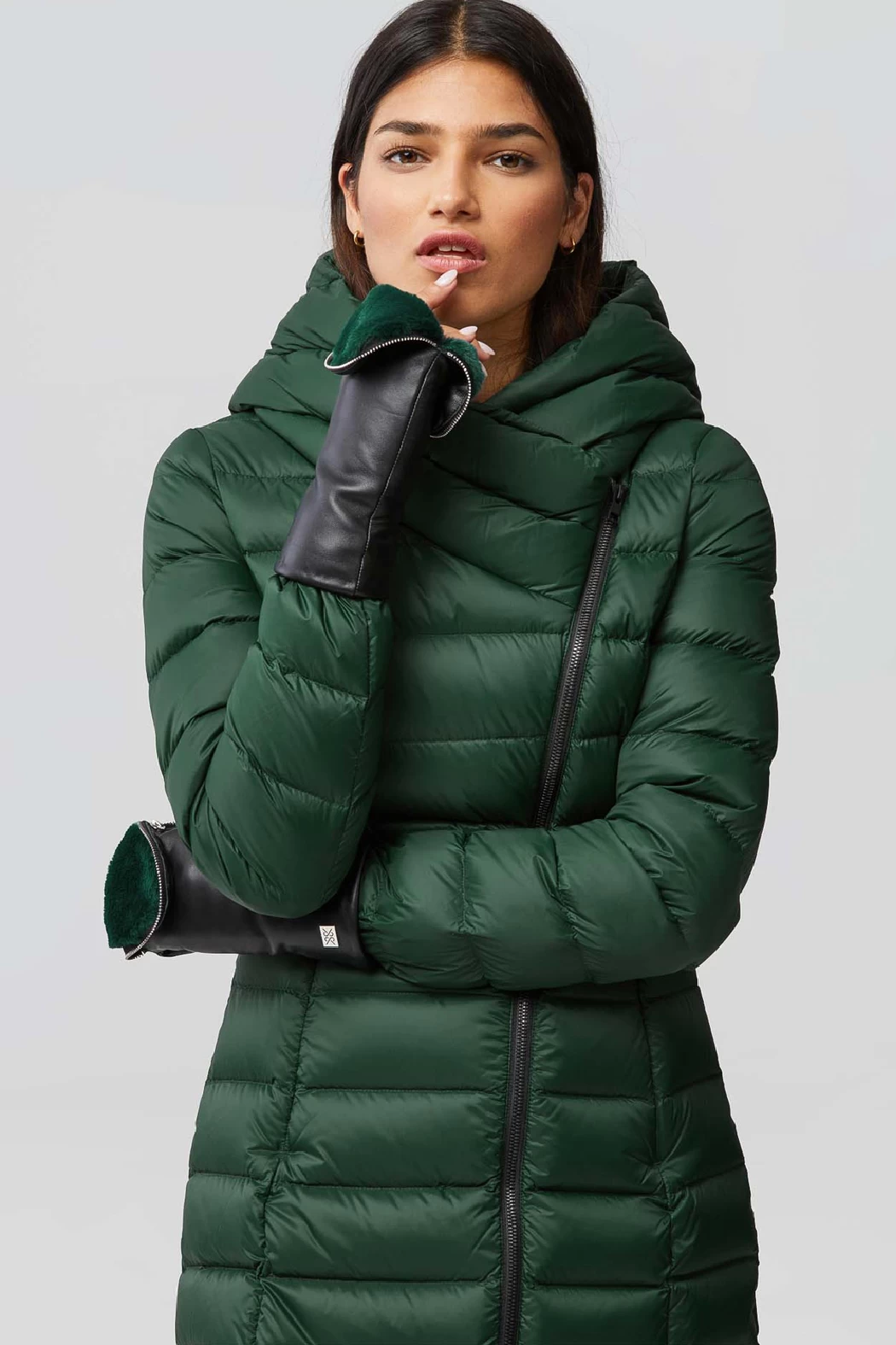 Betrice Faux Fur Leather Mitts 3 Betrice Faux Fur Leather Mitts - Image 3