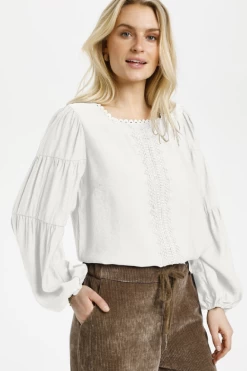 Cream Cheastnut Blouse