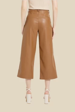 Faux Leather Wide Leg Pants -Women Clothing Store ProductImagecopy36 26