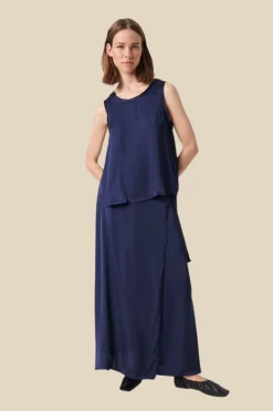 Soaked In Luxury Eline Blouse & Skirt Set