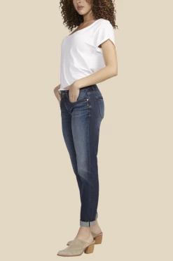 Boyfriend Slim Leg Jeans 8 Boyfriend Slim Leg Jeans -Women Clothing Store ProductImagecopy42 6