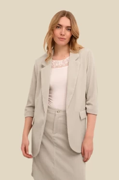 Cream Cory Cord Blazer