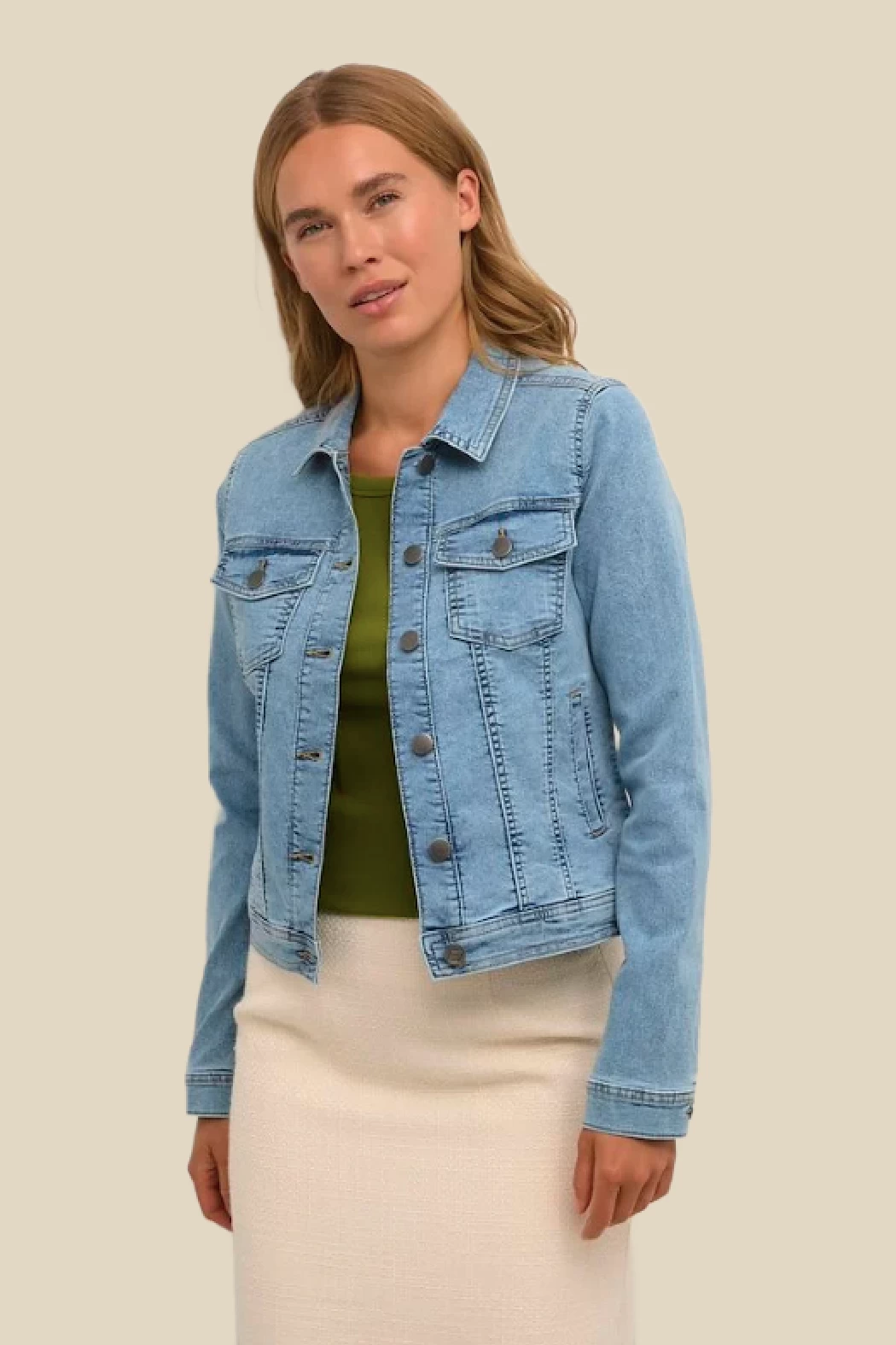 Kaffe Vicky Jean Jacket 3 Kaffe Vicky Jean Jacket - Image 3