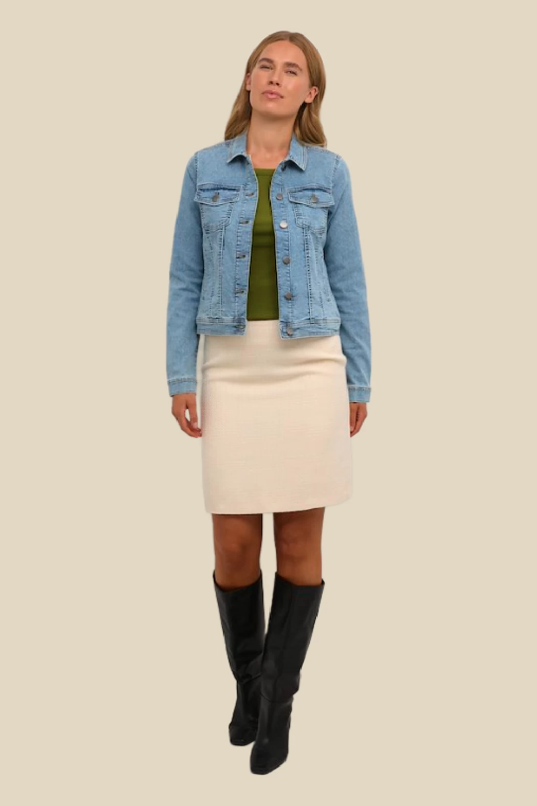 Kaffe Vicky Jean Jacket 4 Kaffe Vicky Jean Jacket - Image 4