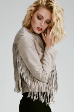 Gilda Fringe Jacket 9 Gilda Fringe Jacket -Women Clothing Store Soia Kyo Gilda